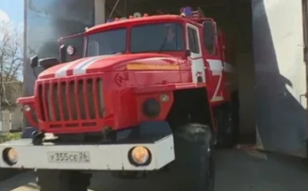 Возгорание после сегодняшней атаки БПЛА  зафиксировано в окрестностях Ставрополя